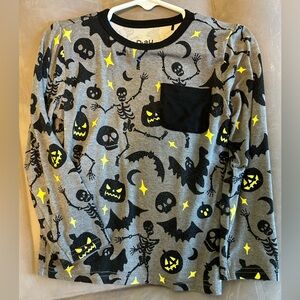 Little Sleepies Halloween Long Sleeve Pocket Tee - 3T